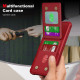 For Samsung Galaxy S24+ 5G Vertical Flip Card Bag Holder Leather Phone Case(Red)