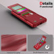 For Samsung Galaxy S24+ 5G Vertical Flip Card Bag Holder Leather Phone Case(Red)
