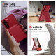 For Samsung Galaxy S24+ 5G Vertical Flip Card Bag Holder Leather Phone Case(Red)