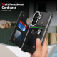 For Samsung Galaxy S24+ 5G Diamond Horizontal Card Bag Leather Phone Case(Black)