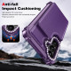 For Samsung Galaxy S24+ 5G Diamond Horizontal Card Bag Leather Phone Case(Purple)