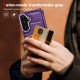 For Samsung Galaxy S24+ 5G Diamond Horizontal Card Bag Leather Phone Case(Purple)
