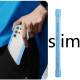 For Samsung Galaxy S24+ 5G Transparent Matte TPU Hybrid PC 3-in-1 Phone Case(Blue)