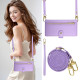 For Samsung Galaxy S24+ 5G Nine Card-slot Zipper Wallet Bag Leather Phone Case(Purple)