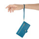 For Samsung Galaxy S24+ 5G Nine Card-slot Zipper Wallet Bag Leather Phone Case(Blue)