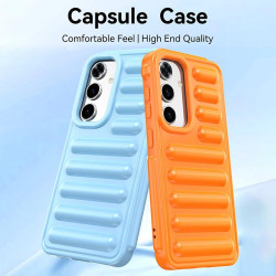 For Samsung Galaxy S24+ 5G Capsule Series Candy Color TPU Phone Case(Purple)