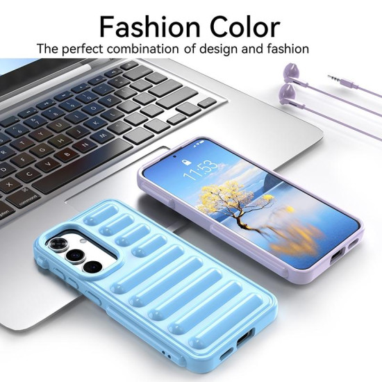 For Samsung Galaxy S24+ 5G Capsule Series Candy Color TPU Phone Case(Purple)