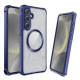 For Samsung Galaxy S24+ 5G CD Texture Magsafe Phone Case(Sapphire)