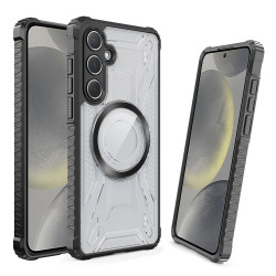 For Samsung Galaxy S24+ 5G CD Texture Magsafe Phone Case(Black)