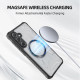For Samsung Galaxy S24+ 5G CD Texture Magsafe Phone Case(Black)