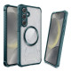 For Samsung Galaxy S24+ 5G CD Texture Magsafe Phone Case(Dark Green)