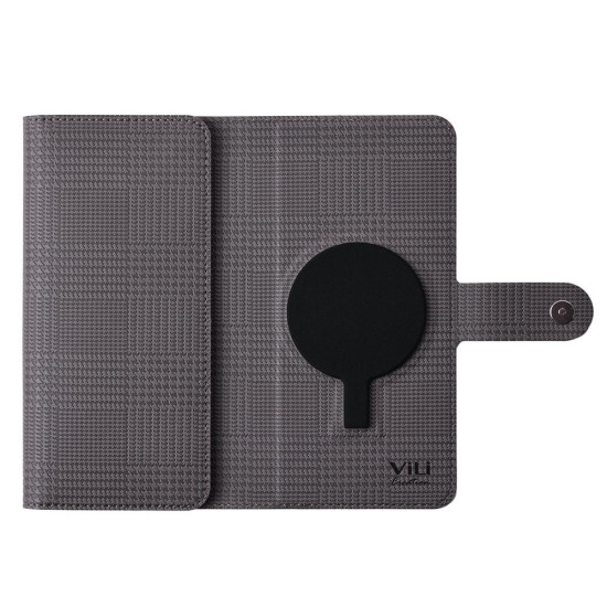 For Samsung Galaxy S24+ 5G ViLi GHA-C Series RFID MagSafe Magnetic Flip Leather Phone Case(Grey)