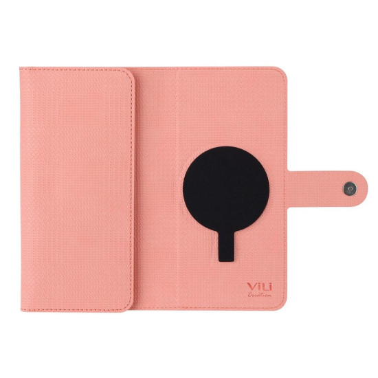 For Samsung Galaxy S24+ 5G ViLi GHA-C Series RFID MagSafe Magnetic Flip Leather Phone Case(Pink)