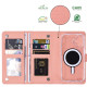 For Samsung Galaxy S24+ 5G ViLi GHA-C Series RFID MagSafe Magnetic Flip Leather Phone Case(Pink)