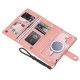For Samsung Galaxy S24+ 5G ViLi GHA-C Series RFID MagSafe Magnetic Flip Leather Phone Case(Pink)