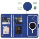 For Samsung Galaxy S24+ 5G ViLi GHA-C Series RFID MagSafe Magnetic Flip Leather Phone Case(Blue)