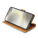 For Samsung Galaxy S24+ 5G N.BEKUS CSJ-P1 Solid Color Leather Phone Case(Brown)