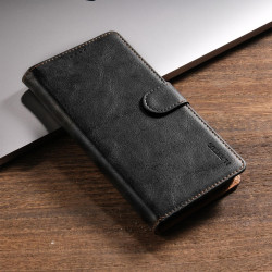 For Samsung Galaxy S24+ 5G N.BEKUS CSJ-P1 Solid Color Leather Phone Case(Black)