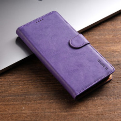 For Samsung Galaxy S24+ 5G N.BEKUS CSJ-P1 Solid Color Leather Phone Case(Purple)