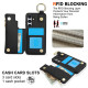 For Samsung Galaxy S24+ 5G RFlD Anti-theft Double Buckle Ring Zipper Card Phone Case(Black)