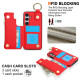For Samsung Galaxy S24+ 5G RFlD Anti-theft Double Buckle Ring Zipper Card Phone Case(Red)