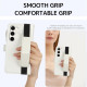 For Samsung Galaxy S23+ 5G Wristband Holder Zipper Purse RFID Leather Phone Case(White)