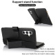For Samsung Galaxy S24+ 5G Wristband Holder Zipper Purse RFID Leather Phone Case(Black)