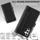 For Samsung Galaxy S24+ 5G Wristband Holder Zipper Purse RFID Leather Phone Case(Black)