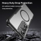 For Samsung Galaxy S24+ 5G Carbon Fiber Texture MagSafe Translucent Phone Case(Black)