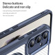 For Samsung Galaxy S24+ 5G Carbon Fiber Texture MagSafe Translucent Phone Case(Blue)
