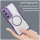 For Samsung Galaxy S24+ 5G Carbon Fiber Texture MagSafe Translucent Phone Case(Purple)