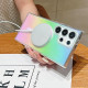 For Samsung Galaxy S24+ 5G Gradient Color MagSafe Airbag Full Coverage Phone Case(Rainbow)