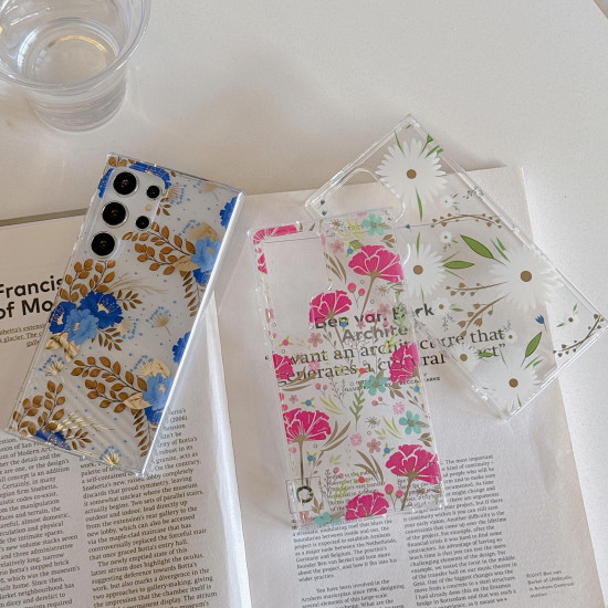 For Samsung Galaxy S24+ 5G Dual-side Laminating IMD PC Hybrid TPU Phone Case(Cop-rose)