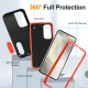 For Samsung Galaxy S24+ 5G Defender Gen2 Rugged PC + Silicone Phone Case with Holder(Black+Orange)