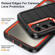 For Samsung Galaxy S24+ 5G Defender Gen2 Rugged PC + Silicone Phone Case with Holder(Black+Orange)