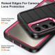 For Samsung Galaxy S24+ 5G Defender Gen2 Rugged PC + Silicone Phone Case with Holder(Black+Pink)