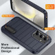 For Samsung Galaxy S24+ 5G Defender Gen2 Rugged PC + Silicone Phone Case with Holder(Dark Blue+Black)