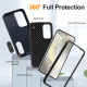 For Samsung Galaxy S24+ 5G Defender Gen2 Rugged PC + Silicone Phone Case with Holder(Dark Blue+Black)