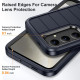 For Samsung Galaxy S24+ 5G Defender Gen2 Rugged PC + Silicone Phone Case with Holder(Dark Blue+Black)