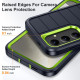 For Samsung Galaxy S24+ 5G Defender Gen2 Rugged PC + Silicone Phone Case with Holder(Dark Blue+Green)