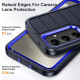 For Samsung Galaxy S24+ 5G Defender Gen2 Rugged PC + Silicone Phone Case with Holder(Dark Blue)