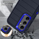 For Samsung Galaxy S24+ 5G Defender Gen2 Rugged PC + Silicone Phone Case with Holder(Dark Blue)