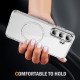 For Samsung Galaxy S24+ 5G Airbag Magsafe PC Hybrid TPU Phone Case(Transparent)