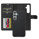 For Samsung Galaxy S24+ 5G LC.IMEEKE L2 Series Detachable Magsafe PU Phone Case with Lanyard(Black)