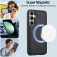 For Samsung Galaxy S24+ 5G LC.IMEEKE L2 Series Detachable Magsafe PU Phone Case with Lanyard(Black)