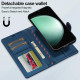 For Samsung Galaxy S24+ 5G LC.IMEEKE L2 Series Detachable Magsafe PU Phone Case with Lanyard(Blue)