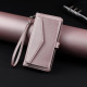 For Samsung Galaxy S24+ 5G Wallet Multi-card Slot Leather Phone Case with Lanyard(Rose Gold)