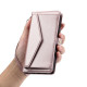 For Samsung Galaxy S24+ 5G Wallet Multi-card Slot Leather Phone Case with Lanyard(Rose Gold)