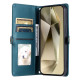 For Samsung Galaxy S24+ 5G Wallet Multi-card Slot Leather Phone Case with Lanyard(Green)