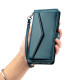 For Samsung Galaxy S24+ 5G Wallet Multi-card Slot Leather Phone Case with Lanyard(Green)